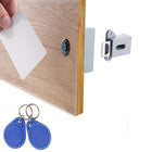 Electronic Cabinet Locks, RFID Drawer Lock for Wooden Drawers, Battery Locker Lock with ID Cards for Home and Office
