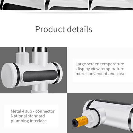3000W Electric Water Heater with Smart Digital Display | Instant Heating for Home and Office Use
