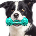 Durable Cleaning Chew Toy for Aggressive Dogs with Squeaker | Promotes Dental Health and Mental Stimulation for Small and Medium Pets