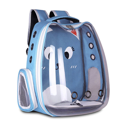 Breathable Pet Backpack with Hard Exterior for Ultimate Protection | Comfortable Travel Solution for Pets