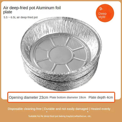 Durable Aluminum Foil Liners for Air Fryers | Non-Stick, Waterproof, and Easy Cleanup for Hassle-Free Cooking