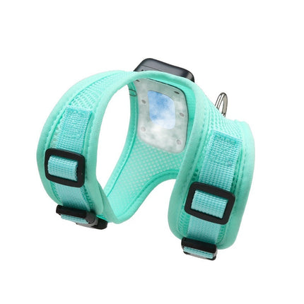 Wearable Air Conditioner Dog Harness with Cooling System & Light-Up Feature | Comfortable Safety Solution for Small Dogs