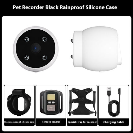 Pet Tracker Collar with 170° Ultra-Wide Camera | Real-Time GPS Monitoring for Dogs and Cats