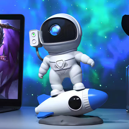Galaxy Projection Light with 13 Ultra HD 4K Films | Rocket-Shaped Night Light for Stunning Cosmic Experiences