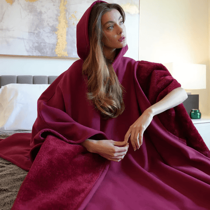 Oversized Hoodie for Women, Weighted Hoodie with Fur Trim – image 26