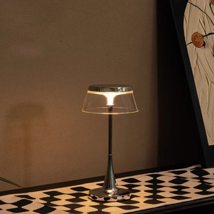 Modern Table Lamp with Adjustable Brightness | Cordless Acrylic Lighting for Versatile Home Decor