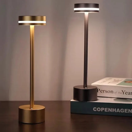 Rechargeable LED Table Lamp with Touch Control | Dimmable Ambient Lighting for Versatile Home Decor