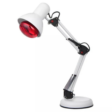 Red Light Therapy Lamp with Stand, Infrared Heat Lamp for Muscle Pain Relief