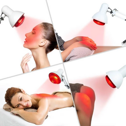 Red Light Therapy Lamp with Stand, Infrared Heat Lamp for Muscle Pain Relief – image 6