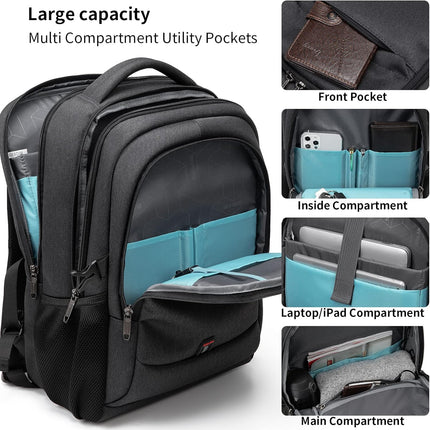 Water Resistant Laptop Backpack for 17 Inch Laptop – image 14