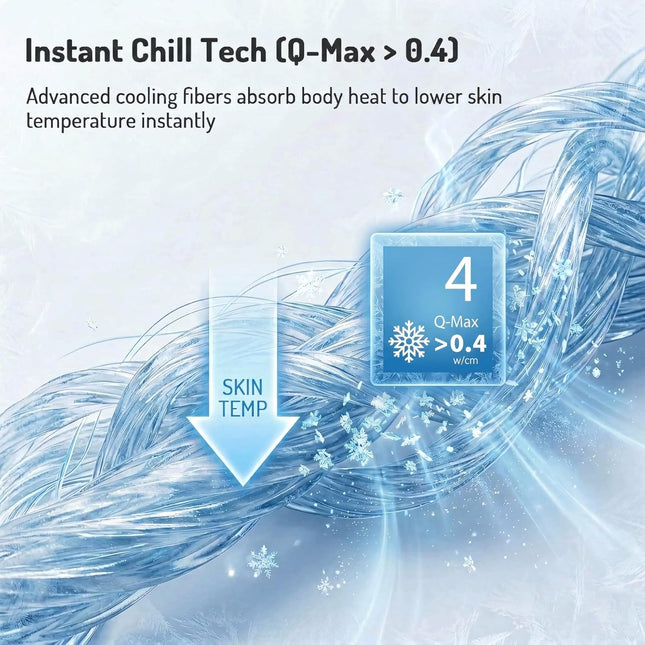 Cool Comfort | Queen Size Cooling Blanket with Q-Max >0.4 Fabric | Lightweight Summer Blanket for Hot Sleepers