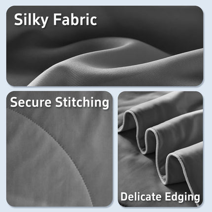 Cooling Comforter Set | Lightweight Cooling Blanket with Cooling Pillowcases | Moisture-Wicking Fabric for Hot Sleepers