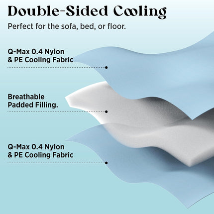 Cozy Pet Collection | Cooling Blanket for Dogs with Q-MAX>0.4 | Washable Summer Throw for Comfort in Hot Weather