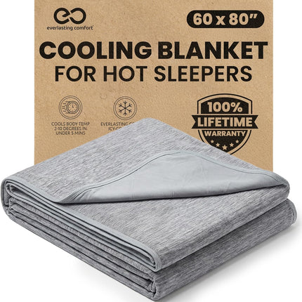 Cozy Haven | Cooling Blanket for Hot Sleepers with Breathable Fabric | Lightweight Throw for Comfort and Relief