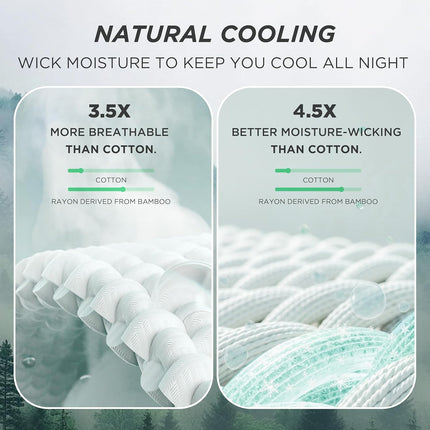 Cozy Haven | Cooling Waffle Queen Blanket with Lightweight Cotton & Bamboo | Soft Summer Throw for Hot Sleepers
