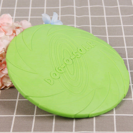 Plastic Dog Frisbee Training Set in Orange, Purple & Green | Durable Anti-Bite Toys for Interactive Play