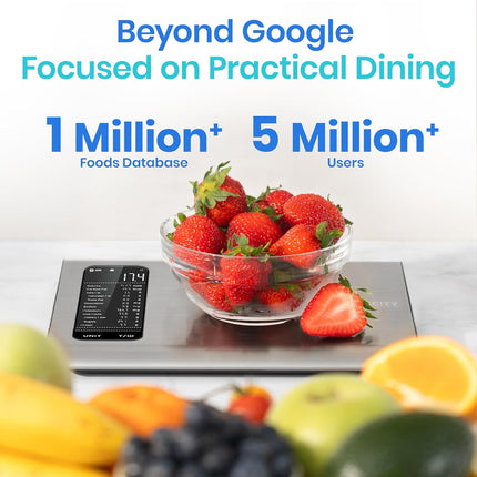 Precision Pro | Smart Food Kitchen Scale with Nutritional Calculator | Digital Measurement for Healthy Cooking and Weight Management