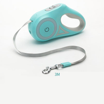 Retractable Dog Leash with Spotlight and One-Handed Locking System | Safe and Comfortable Control for Pets