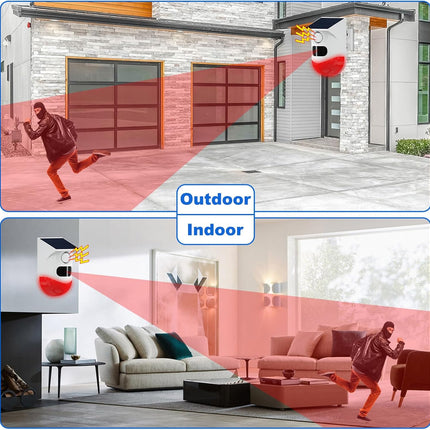 Motion Sensor Alarm Outdoor, Burglar Alarm with Remote Control – image 9