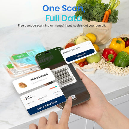 Precision Pro | Smart Food Kitchen Scale with Nutritional Calculator | Digital Measurement for Healthy Cooking and Weight Management