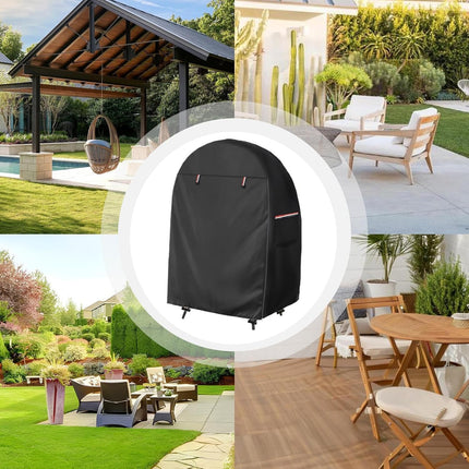 Egg Chair Cover Waterproof with Double Zipper, Outdoor Furniture Cover – image 12