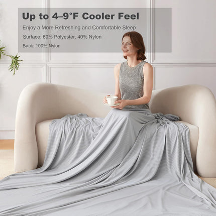 Cozy Comfort | Cooling Blanket for Hot Sleepers with Breathable Fabric | Lightweight Summer Throw for Night Sweats and Hot Flashes
