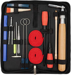 Piano Tuning Kit 16 Piece with Storage Case, Piano Tuning Hammer with Mutes and Tuning Fork for Upright and Grand Pianos