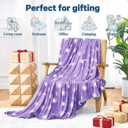 Cozy Comfort | Cooling Blanket with Double-Sided Fabric | Lightweight Summer Blanket for Hot Sleepers and Travel