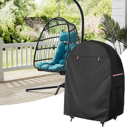 Egg Chair Cover Waterproof with Double Zipper, Patio Furniture Covers for Hanging Egg Chair – image 15