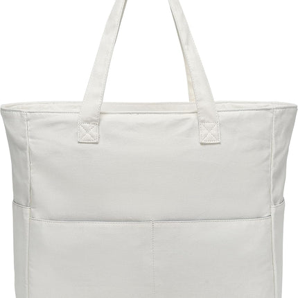Coastal Collection | Large Waterproof Beach Tote Bag with Zipper & Wet Pocket | Versatile for Travel, Gym, and Grocery