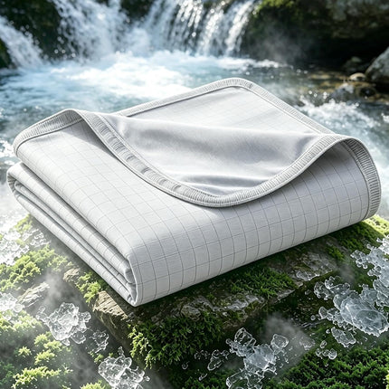 Chill Comfort | Breathable Cooling Blanket with Double-Sided Design | Lightweight Throw for Hot Sleepers and Night Sweats