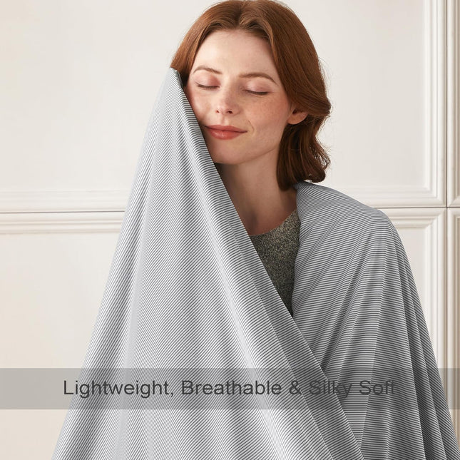 Cozy Comfort | Cooling Blanket for Hot Sleepers with Breathable Fabric | Lightweight Summer Throw for Night Sweats and Hot Flashes