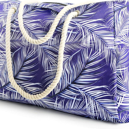 Coastal Escape | Large Waterproof Beach Bag with Sandproof Design | Versatile Tote for Family Outdoor Adventures