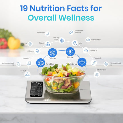 Precision Pro | Smart Food Kitchen Scale with Nutritional Calculator | Digital Measurement for Healthy Cooking and Weight Management