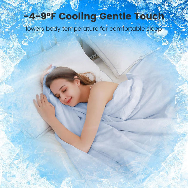 Cooling Comforter | Double-Sided Blanket with Q-Max Technology | Soft & Breathable for Hot Sleepers