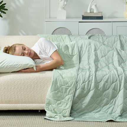 Vepine Cozy | Cooling Dual-Sided Blanket for Hot Sleepers with Soft Breathable Fabric | Lightweight Throw for Comfortable Sleep