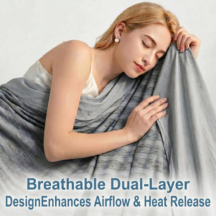 Chill Comfort | Cooling Blanket for Hot Sleepers with Arc-Chill Technology | Lightweight & Breathable Summer Throw for Travel and Outdoor Use