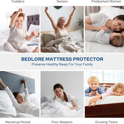 ComfortGuard | Waterproof Mattress Protector with Deep Pockets | Soft, Breathable Cover for Ultimate Sleep Hygiene