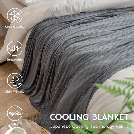 Chill Comfort | Cooling Summer Blanket with Double-Sided Cold Effect | Breathable & Lightweight for Hot Sleepers