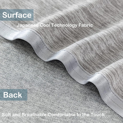 Cozy Comfort | Cooling Blanket Throw for Hot Sleepers with Q-Max 0.4 Technology | Soft, Lightweight Design for All-Night Comfort