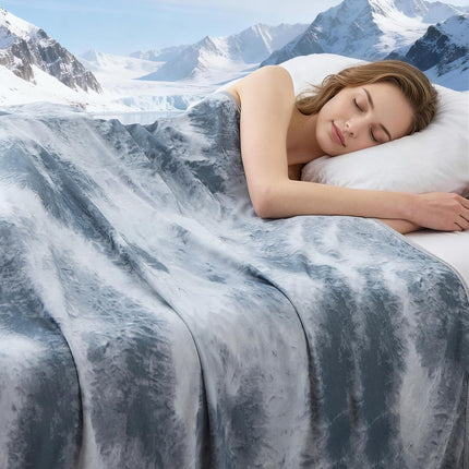 Chill Comfort | Cooling Blanket with Heat-Absorbing Fabric | Soft & Breathable for Year-Round Comfort