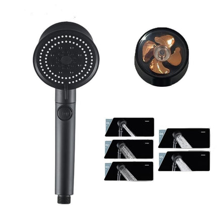 Silicone Self-Cleaning Shower Head with 5-Speed Adjustment | High-Pressure Shower Experience for Ultimate Relaxation