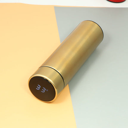 Intelligent Stainless Steel Water Bottle with LED Temperature Display | Leak-Proof Design for Perfect Hydration