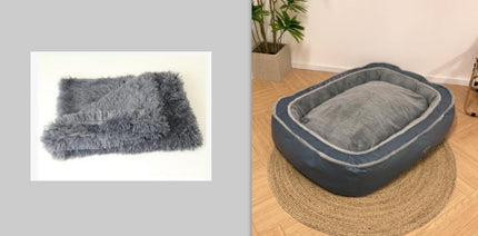 Cozy Warming Pet Bed with Soft Cotton Fabric | Versatile Sleeping Bag & Cushion for Cats and Dogs
