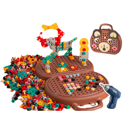Construction Toys with Screws and Nuts, Creative Toddler Toys and Educational Toys – image 9