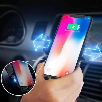 Car Wireless Charging Stand with Durable Metal Design | Efficient Charging for Smartphones and Devices