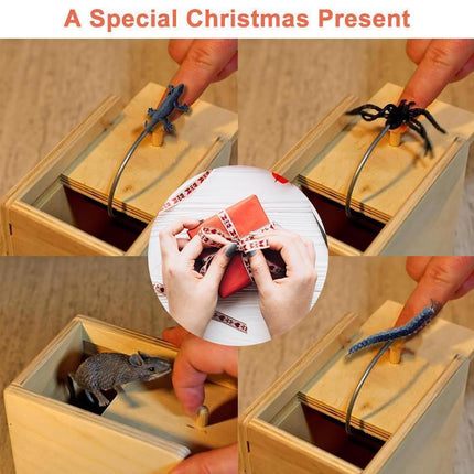 Prank Gift Box with Jumping Spider, Halloween Spider Scare Box – image 5