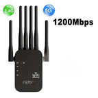 Upgraded model 6 antennas 1200M / Black