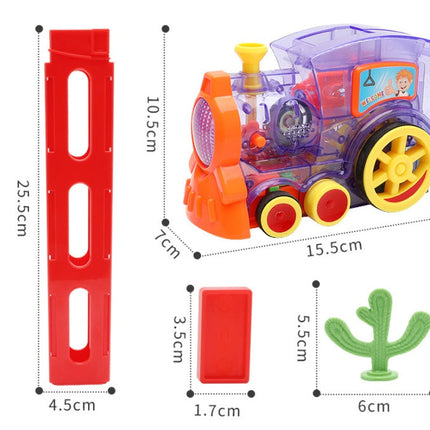 Automatic Domino Train Toy with Interactive Steering | Fun Learning Tool for Kids' Coordination and Creativity