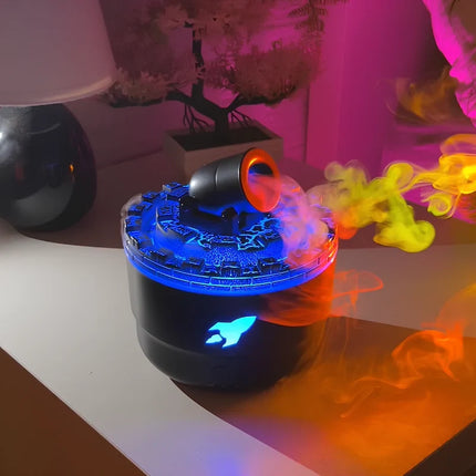 Cannon-Shaped Humidifier with Customizable Lighting & Mist Modes | Enhance Wellness and Air Quality